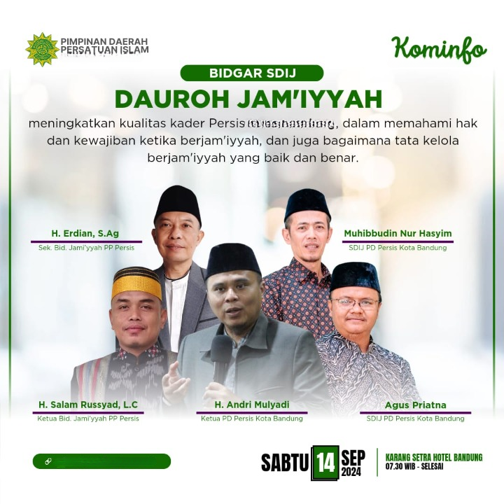 Dauroh Jamiyyah SDIJ PD PERSIS Kabupaten Labuhanbatu Utara